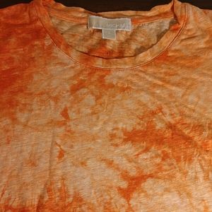 Michael Kors Orange Tie-Dye Small Shirt